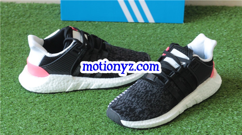 Real Boost Adidas EQT Support 93/17 Boost Black